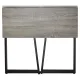 Стол на металлокаркасе BRABIX LOFT CD-001, 800х440х740 мм, складной, цвет дуб антик, 641210. Фото товара с разных ракурсов.