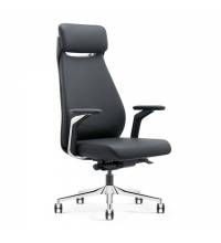 Кресло HAWASAN (ХАВАСАН) PREMIUM EX-830 X-ONE, синхромеханизм, алюминий, экокожа, черное, 533239