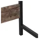 Стол на металлокаркасе BRABIX LOFT CD-003, 640х420х840 мм, цвет морёный дуб, 641215. Фото товара с разных ракурсов.