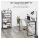 Стол на металлокаркасе BRABIX LOFT CD-002, 1000х500х750 мм, складной, цвет дуб натуральный, 641214. Фото товара с разных ракурсов.