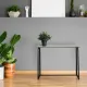 Стол на металлокаркасе BRABIX LOFT CD-001, 800х440х740 мм, складной, цвет дуб антик, 641210. Фото товара с разных ракурсов.