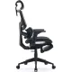 Кресло Cactus CS-CHR-MC01-LGNBK салатовый сиденье черный сетка/ткань с подголов. крестов. пластик подст.для ног. Фото товара с разных ракурсов.